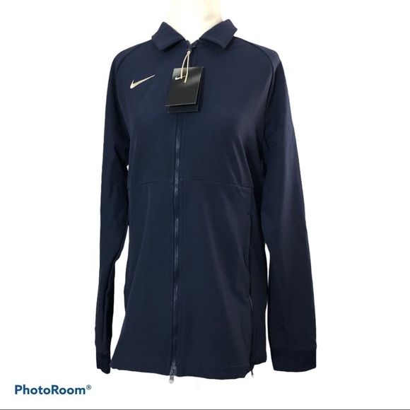 NWT NIKE Therma Football Full Zipper Lined Jacket Sz M - Picture 1 of 11